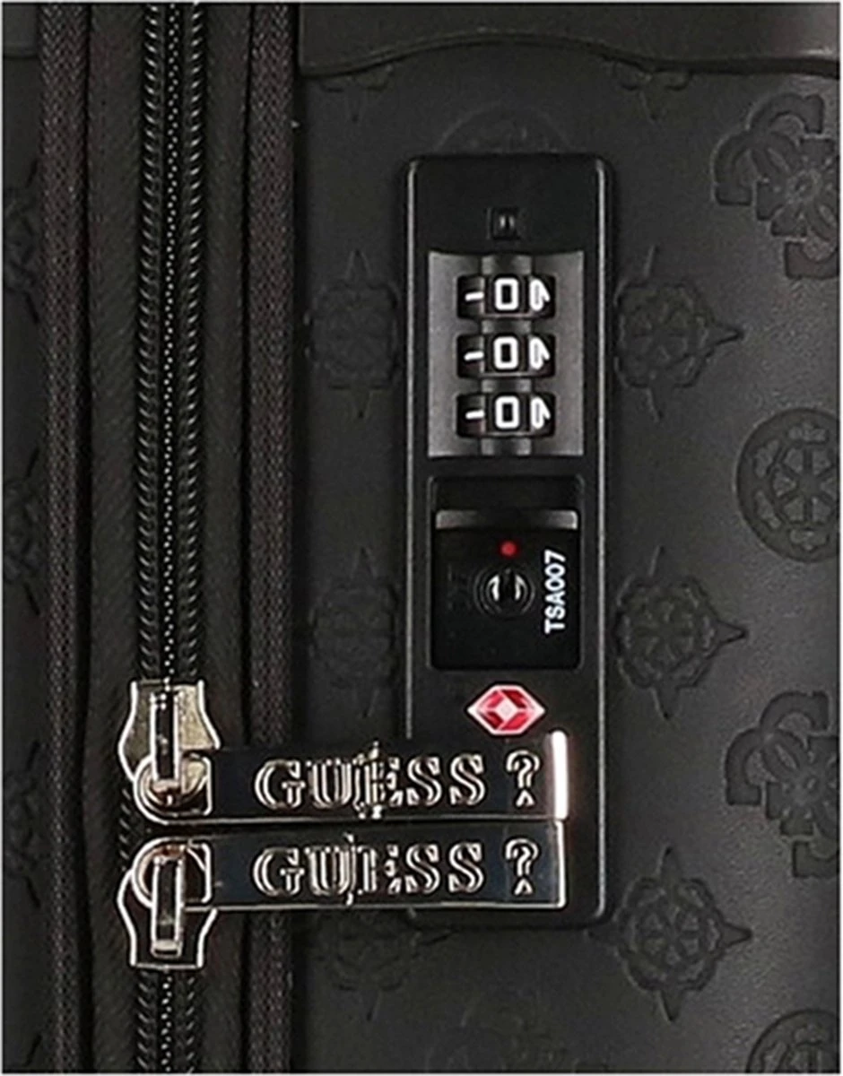 Guess Wilder 18 In 4 Dames Reiskoffer - Zwart 13 Guess Wilder 18 In 4 Dames Reiskoffer - Zwart - Afbeelding 11