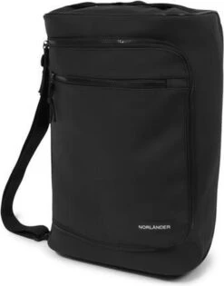 Norlander Lyon Trolleytas - Dull PU - 21 Liter - Zwart 14 Norlander Lyon Trolleytas - Dull PU - 21 Liter - Zwart -Trolley Winkel 942x1200