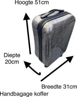 Leonardo Handbagage Koffer - 51x31x20 - Alle Vliegmaatschappijen - Hardcase - Cijferslot - Reiskoffer - Lichtgewicht Koffer - Grey 9 Leonardo Handbagage Koffer - 51x31x20 - Alle Vliegmaatschappijen - Hardcase - Cijferslot - Reiskoffer - Lichtgewicht Koffer - Grey -Trolley Winkel 947x1200 1