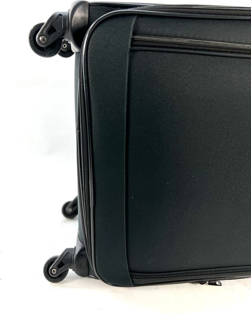 AATravel Medium Reiskoffer - Trolley - Met Expander - Voorvakken - 65 Cm - 80 Liter - Zwart 6 AATravel Medium Reiskoffer - Trolley - Met Expander - Voorvakken - 65 Cm - 80 Liter - Zwart - Afbeelding 4