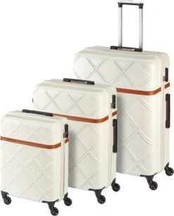 Princess Traveller Whistler - Reiskoffer - Off White - Large - 76cm -Trolley Winkel 966x1200