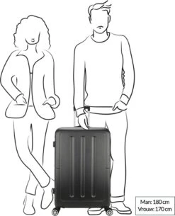 Decent Neon-Fix 2.0 Grote Koffer 76 Cm - 96 Liter - Oranje -Trolley Winkel 972x1200