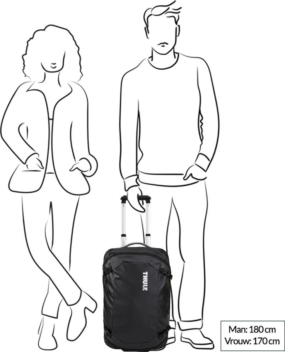 Thule Chasm Handbagagekoffer 55cm/22" - Zwart 4 Thule Chasm Handbagagekoffer 55cm/22" - Zwart - Afbeelding 2