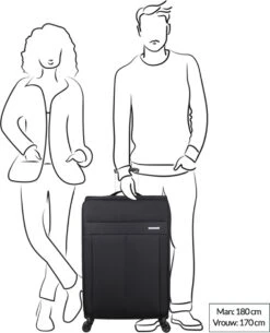 Decent D-Upright Large Koffer - 76 Cm Expandable - TSA Slot - Donkerblauw -Trolley Winkel 973x1200 4