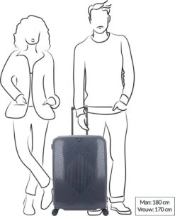 Decent Axiss Fix Koffer 68 Cm Donkerblauw -Trolley Winkel 975x1200 6