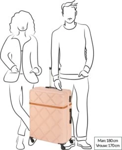 Princess Traveller Whistler - Reiskoffer - Off White - Large - 76cm -Trolley Winkel 976x1200 1