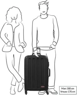 Eastpak TRANZSHELL M Reiskoffer (67 X 42 X 4 Cm) - Black 27 Eastpak TRANZSHELL M Reiskoffer (67 X 42 X 4 Cm) - Black -Trolley Winkel 976x1200
