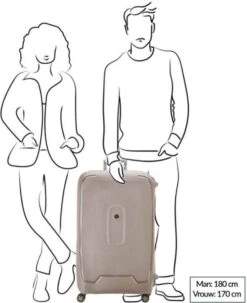 Delsey Moncey Trolley Case - 82 Cm - Black -Trolley Winkel 977x1200