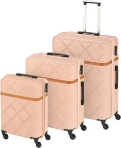 Princess Traveller Whistler - Reiskoffer - Roze - Medium - 66cm -Trolley Winkel 980x1200 3