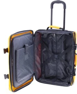 Gladiator Polar Handbagage Laptop Wieltas / Koffer - 55 Cm - 14 Inch - Geel -Trolley Winkel 982x1200