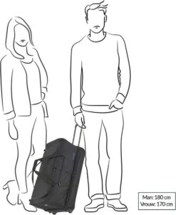 Travelite Basics Wheeled Duffle 55cm Expandable Navy/Orange -Trolley Winkel 986x1200 2