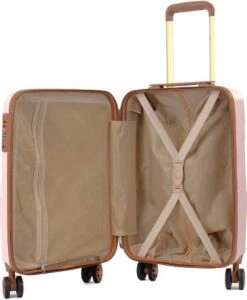 Oistr Florence Handbagage Spinner S Matte Pink -Trolley Winkel 989x1200 3