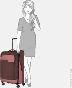 Travelite Zachte Koffer / Trolley / Reiskoffer - Viia - 77 Cm (XL) - Roze -Trolley Winkel 990x1200