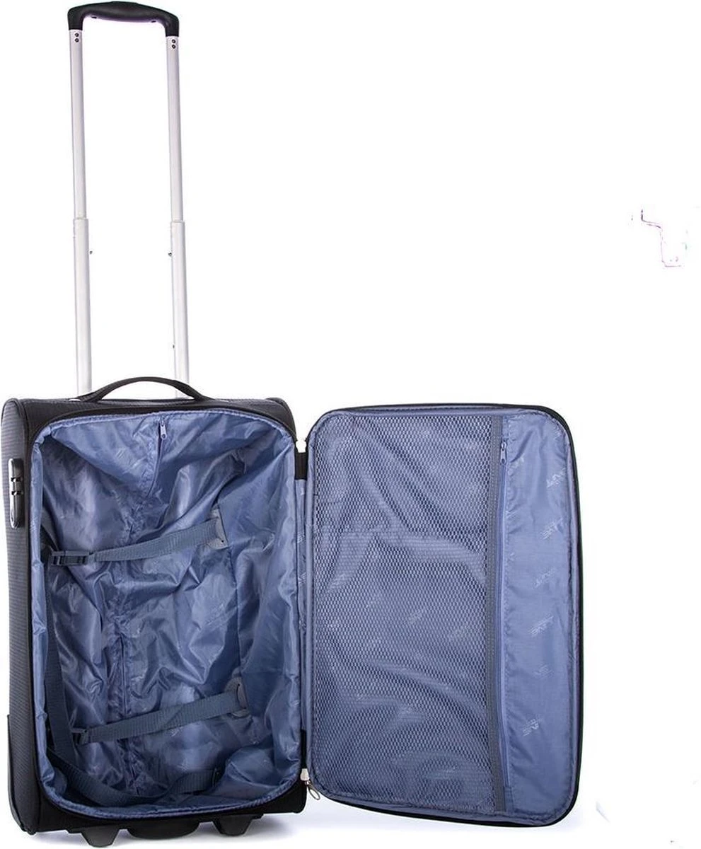 Line Brick Cabin Trolley 2 Wheel 55 Black 6 Line Brick Cabin Trolley 2 Wheel 55 Black - Afbeelding 4