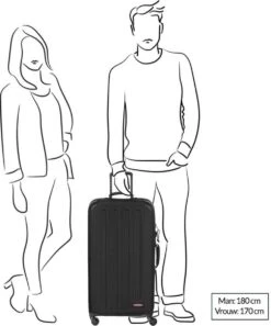 Eastpak TRANZSHELL L Reiskoffer (77 X 43 X 26.5 Cm) - Black 30 Eastpak TRANZSHELL L Reiskoffer (77 X 43 X 26.5 Cm) - Black -Trolley Winkel 998x1200