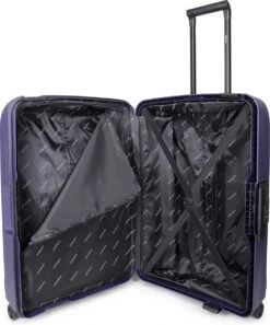 Decent Transit Medium Koffer - 70 Cm - Donkerblauw -Trolley Winkel 998x1200 4